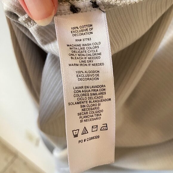 Callaway Collection Supercare Technology Golf Polo Light Gray Stripe XL - Picture 7 of 8